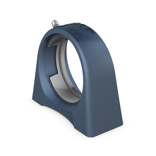 SKF SYF 508 Stehlagergehäuse mit kurzem Fuß für Spannringlager, Gusseisen - Bild 1