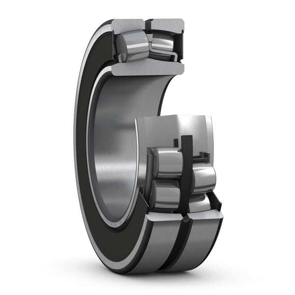 SKF BS2-2209-2RSK/VT143 Pendelrollenlager mit kegeliger Bohrung, integrierter Abdichtung und Nachschmierfunktion - Bild 1