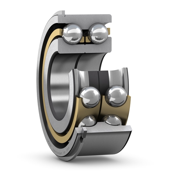 SKF 3310 DNRCBM Zweireihiges Schrägkugellager mit Sprengring und geteiltem Innenring - Bild 1