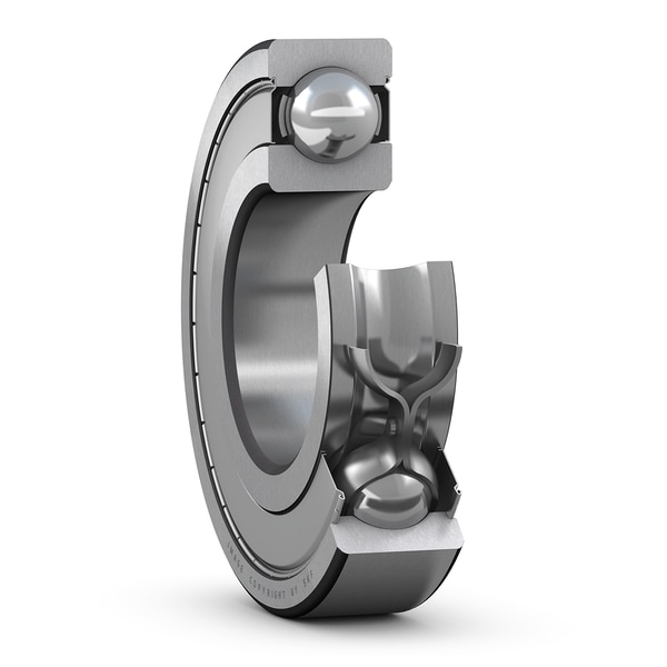 SKF W 6000-2Z Rillenkugellager aus nichtrostendem Stahl mit integrierter Abdichtung - Bild 1
