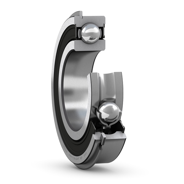 SKF 6006-2RS1NR Rillenkugellager mit Sprengring und integrierter Abdichtung - Bild 1