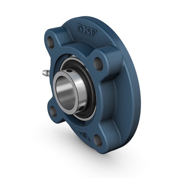SKF FYC 50 TF Kugellagereinheit mit Rundflansch, mit Gewindestiftbefestigung, Graugussgehäuse, JIS - Bild 1