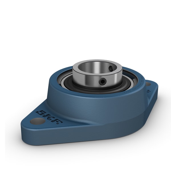 SKF FYTB 50 TF Kugellagereinheit mit Ovalflansch, mit Gewindestiftbefestigung, Graugussgehäuse, ISO - Bild 1