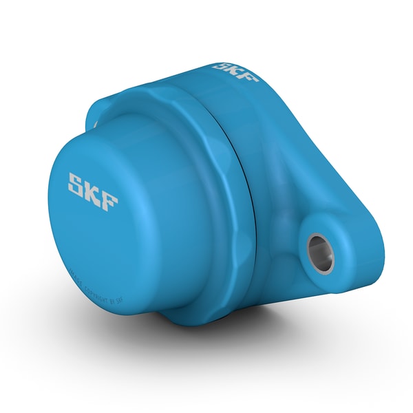 SKF F2BC 20M-CPSS-DFH Kugellagereinheit mit Ovalflansch, mit Gewindestiftbefestigung und schmalem Innenring, Verbundstoffgehäuse, SKF Food Line - Bild 1
