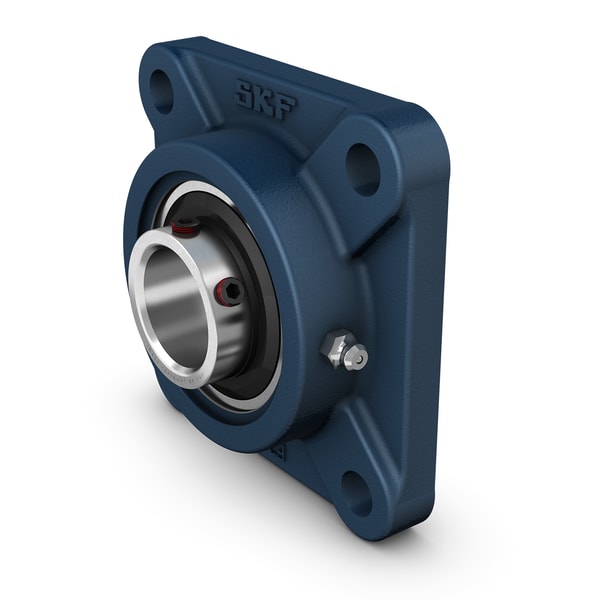 SKF UCF 215 Kugellagereinheit mit quadratischem Flansch, mit Gewindestiftbefestigung, Graugussgehäuse, JIS - Bild 1