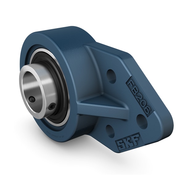 SKF UCFB 206/H Geflanschte Kugellagereinheit mit Gewindestiftbefestigung, Montage mit 3 Schrauben, Graugussgehäuse, JIS - Bild 1