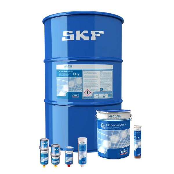 SKF LGFQ 2/18 Grasso per uso alimentare per carichi elevati, resistente all'acqua e a largo intervallo di temperatura - Bild 3