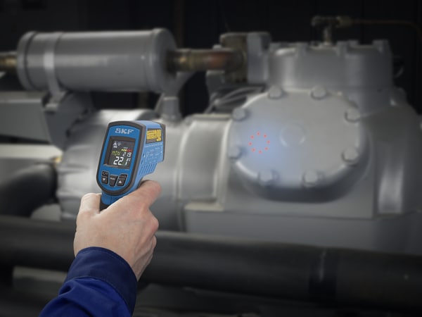 SKF TKTL 21 Advanced infrared thermometer with adjustable emissivity with contact probe - Bild 5