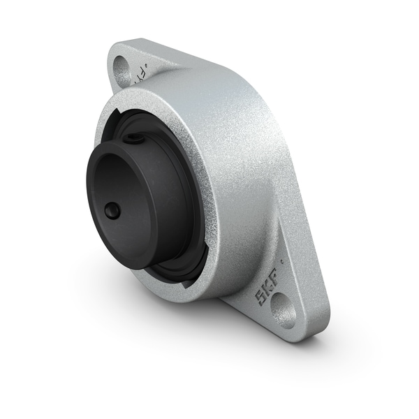 SKF FYTB 30 TF/VA228 Kugellagereinheit mit Ovalflansch, mit Gewindestiftbefestigung, Hochtemperaturausführung, Graugussgehäuse, ISO - Bild 1