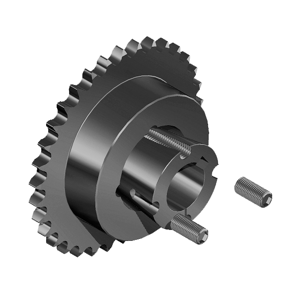 SKF PHS 80-1TBH22 Simplex-Kettenrad mit kegeliger Bohrung, mit Einzelnabe, ANSI - Bild 1
