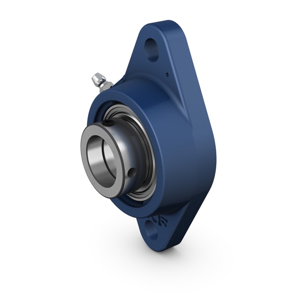 SKF FYTB 20 WF Kugellagereinheit mit Ovalflansch, mit Exzenterspannring, Graugussgehäuse, ISO - Bild 1