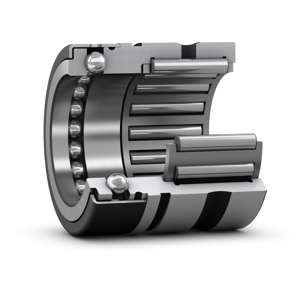 SKF NX 20 Kombiniertes Nadelrollen-/Axialkugellager (vollrolliger Axialteil) mit Deckel mit Schmierlöchern - Bild 1