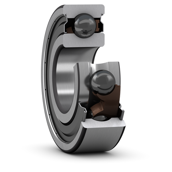 SKF 6206-2ZTN9/HC5C3WT Hybrid ceramic deep groove ball bearing with shields - Bild 1