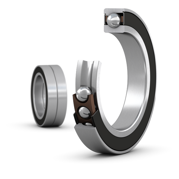 SKF S7213 CD/P4ADFA Zusammengepasster Satz aus zwei einreihigen Hochleistungs-Schrägkugellagern mit Dichtungen, Reihe „Super-Precision“, Bauform D - Bild 1