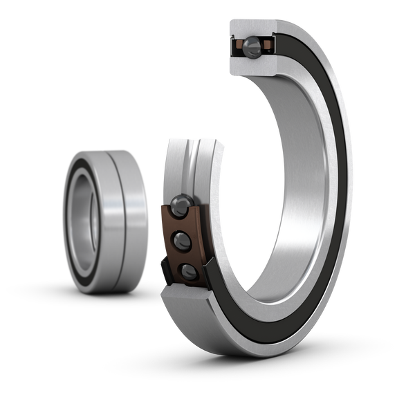 SKF S7014 FB/HCP4ADGA Matched set of two super-precision, high-speed B design, single row angular contact ball bearings with seals - Bild 1