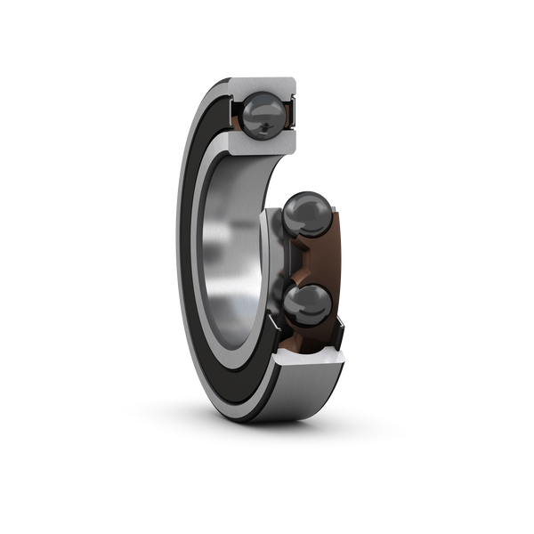 SKF 6007-2RS1TN9/HC5C3WT Hybrid ceramic deep groove ball bearing with seals on both sides - Bild 1