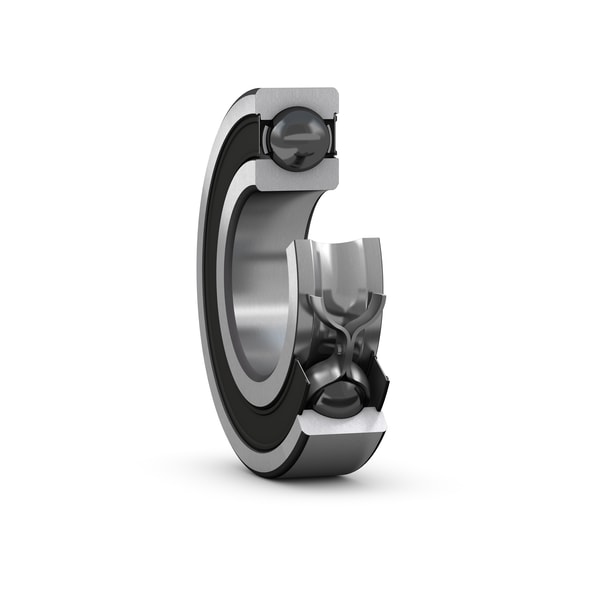 SKF 6312-2RS1/HC5C3WT Hybrid ceramic deep groove ball bearing with seals on both sides - Bild 1