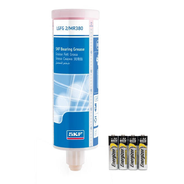 SKF LGFG 2/MR380B Cartucho de recarga lleno de grasa, con batería, para lubricadores electromecánicos de punto único - Bild 1