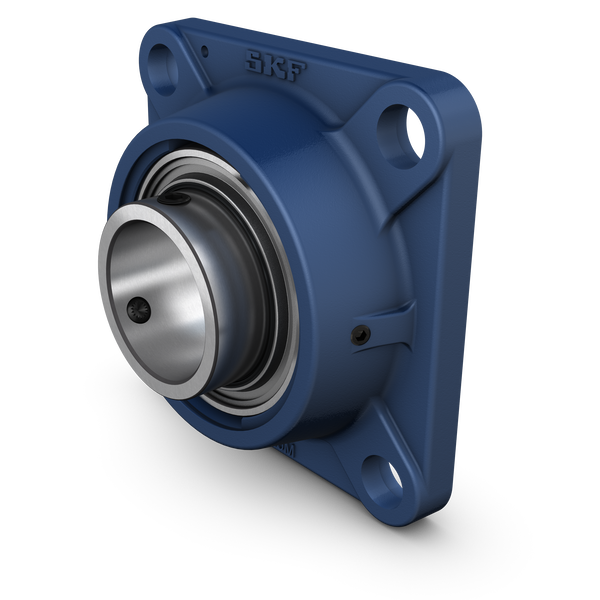 SKF FY 50 TDW Square flanged ball bearing unit with set screw locking, cast iron housing, ISO - Bild 1