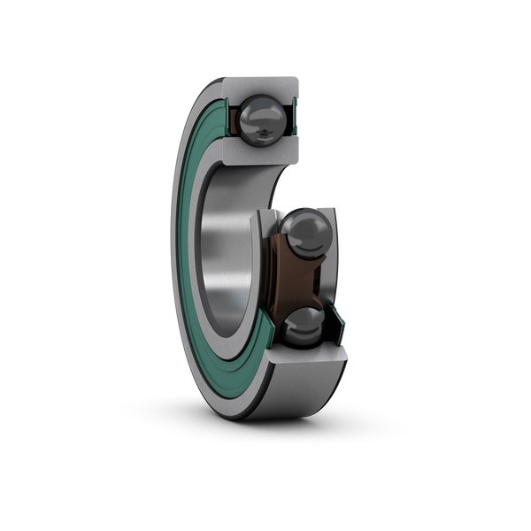 SKF 6007-2RZTN9/HC5C3WT Hybrid ceramic deep groove ball bearing with seals on both sides - Bild 1