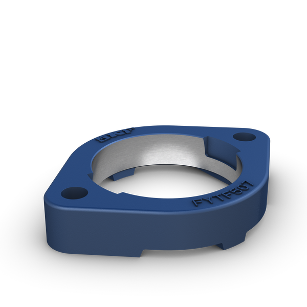 SKF FYTF 505 Gehäuse mit Ovalflansch, für Spannlager, kompakt, Gusseisen - Bild 1