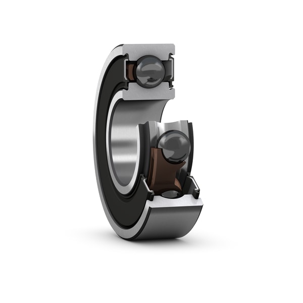 SKF 6000-2RSLTN9/HC5C3WT Hybrid ceramic deep groove ball bearing with low-friction seals on both sides - Bild 1