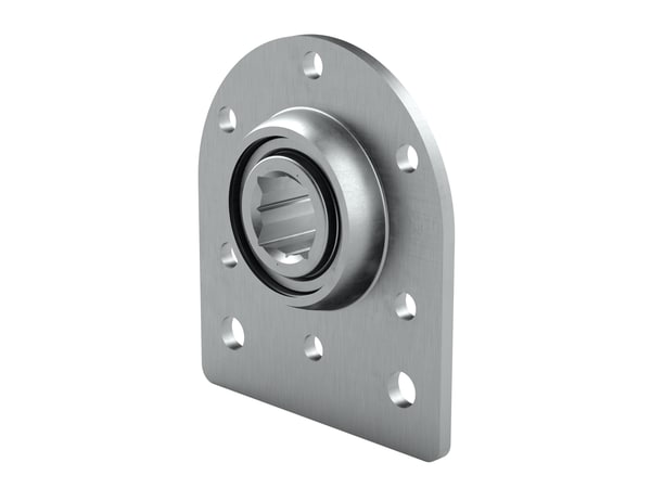 SKF PER.205HPPB2-2BF Unidad de rodamiento de bolas con brida y soporte de chapa de acero - Bild 1
