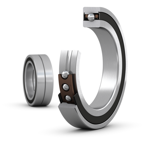 SKF S7014 ACB/P4ADGA Matched set of two super-precision, high-speed B design, single row angular contact ball bearings with seals - Bild 1