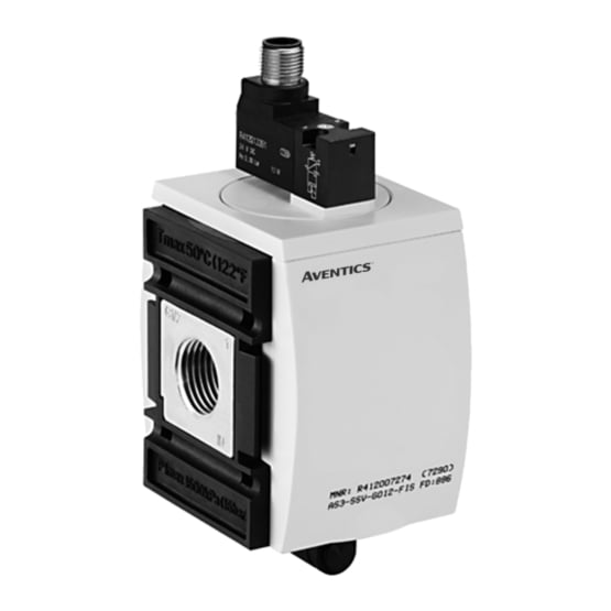 Aventics R412007397 3/2-Wegeventil elektrisch Betätigt Serie AS3-SOV R412007397 - Bild 1