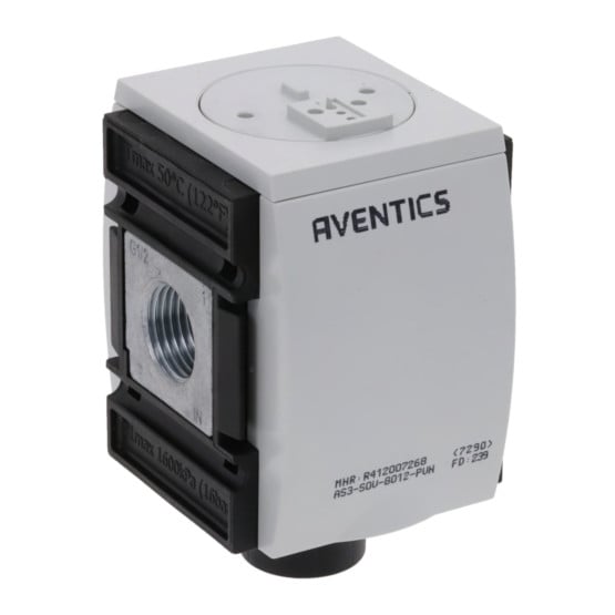 Aventics R412007387 3/2-Wegeventil elektrisch Betätigt Serie AS3-SOV-...-POS R412007387 - Bild 1