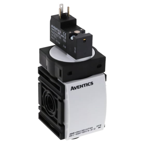 Aventics R412014744 3/2-Wegeventil elektrisch Betätigt Serie AS1-SOV R412014744 - Bild 1
