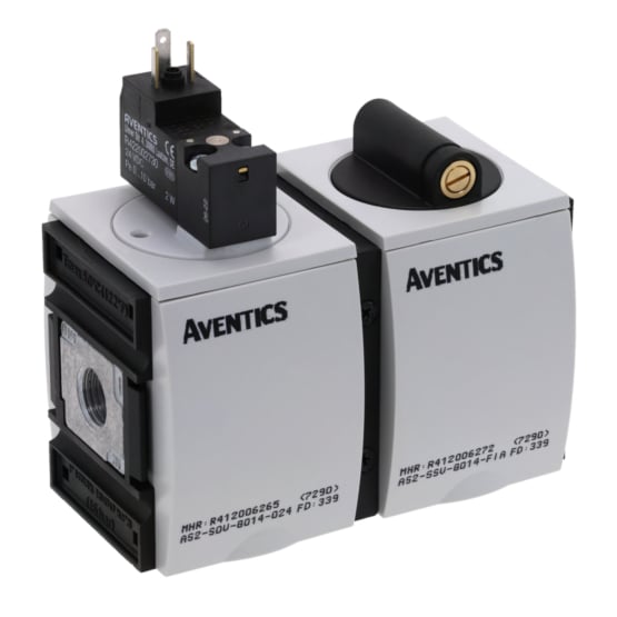Aventics R412006278 Befülleinheit elektrisch Betätigt Serie AS2-SSU R412006278 - Bild 1