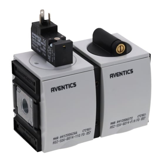 Aventics R412006279 Befülleinheit elektrisch Betätigt Serie AS2-SSU R412006279 - Bild 1
