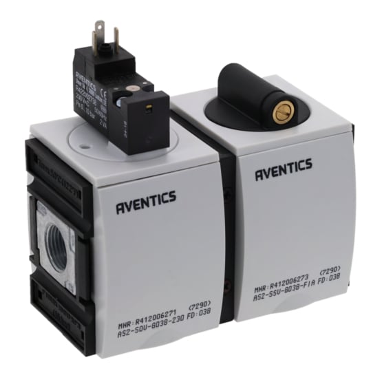 Aventics R412006285 Befülleinheit elektrisch Betätigt Serie AS2-SSU R412006285 - Bild 1