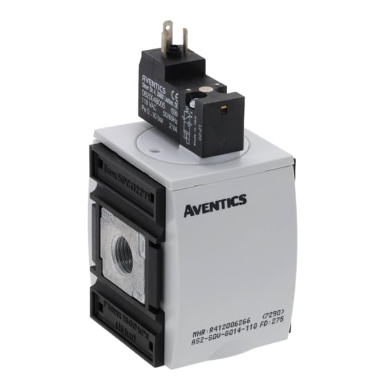 Aventics R412006266 3/2-Wegeventil elektrisch Betätigt Serie AS2-SOV R412006266 - Bild 1