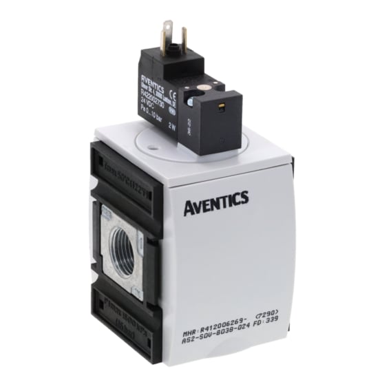 Aventics R412006269 3/2-Wegeventil elektrisch Betätigt Serie AS2-SOV R412006269 - Bild 1