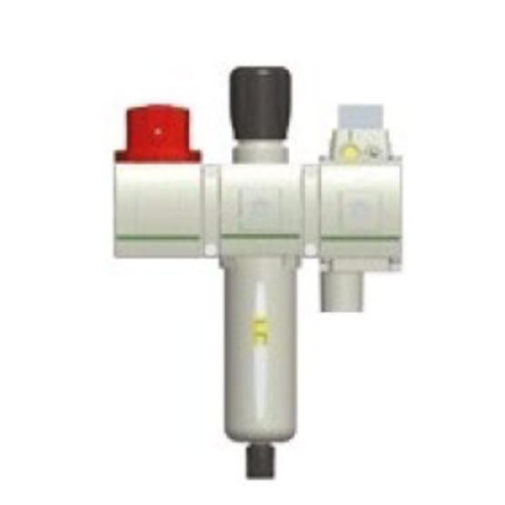 Aventics A652A0000003644 Wartungseinheit 3-teilig Serie 652 A652A0000003644 - Bild 1