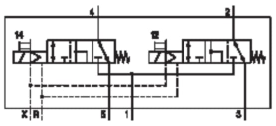 Aventics R422102856 2x3/2-Wegeventil Serie AV03 R422102856 - Bild 2