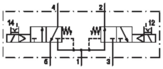 Aventics 5763955670 2x3/2-Wegeventil Serie CD01-PA 5763955670 - Bild 2