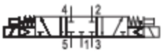 Aventics 51900010 5/3-Wegeventil Serie 519 51900010 - Bild 2