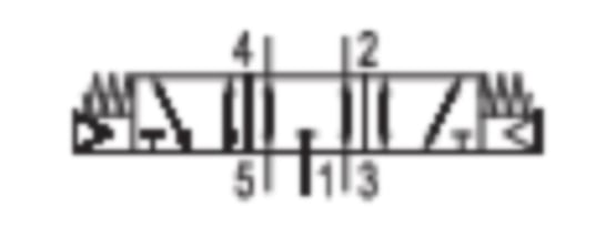 Aventics R412000237 5/3-Wegeventil Serie CD12 R412000237 - Bild 2