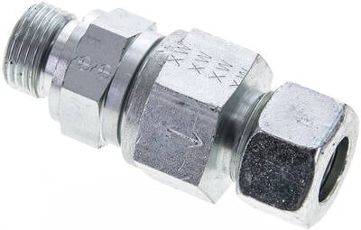 Partbase RHV 15 LR Hydraulik-Rückschlagventil 15 L (M22x1,5)-G 1/2", Stahl verzinkt