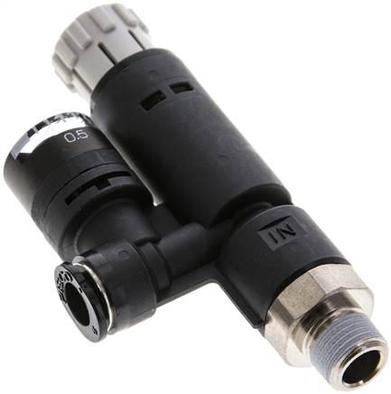Partbase LRMAIQS 186 Druckregler R 1/8"-6mm, mit Manometer, Standard