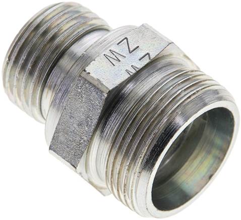 Partbase XGE 18 LR Gerade Schneidringverschr. G 1/2"-18 L (M26x1,5), ohne Mutter & Schneidring, Stahl verzinkt