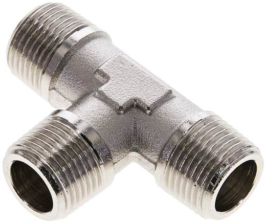 Partbase TA 38 MSV T-Stück R 3/8" (AG), Messing vernickelt
