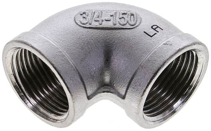 Partbase W 34 ES 90°-Winkel Rp 3/4"-Rp 3/4", 1.4408