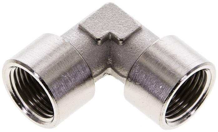Partbase W 38 MSV 90°-Winkel G 3/8" (IG), Messing vernickelt