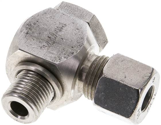 Partbase WH 10 SM ES Winkel-Schwenkverschraubung M 16x1,5-10 S (M18x1,5), 1.4571
