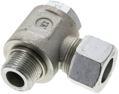 Partbase WH 20 SM Winkel-Schwenkverschraubung M 27x2-20 S (M30x2), Stahl verzinkt