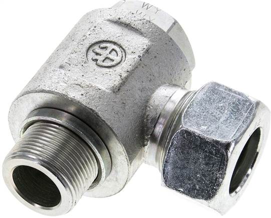 Partbase WH 22 LM Winkel-Schwenkverschraubung M 26x1,5-22 L (M30x2), Stahl verzinkt